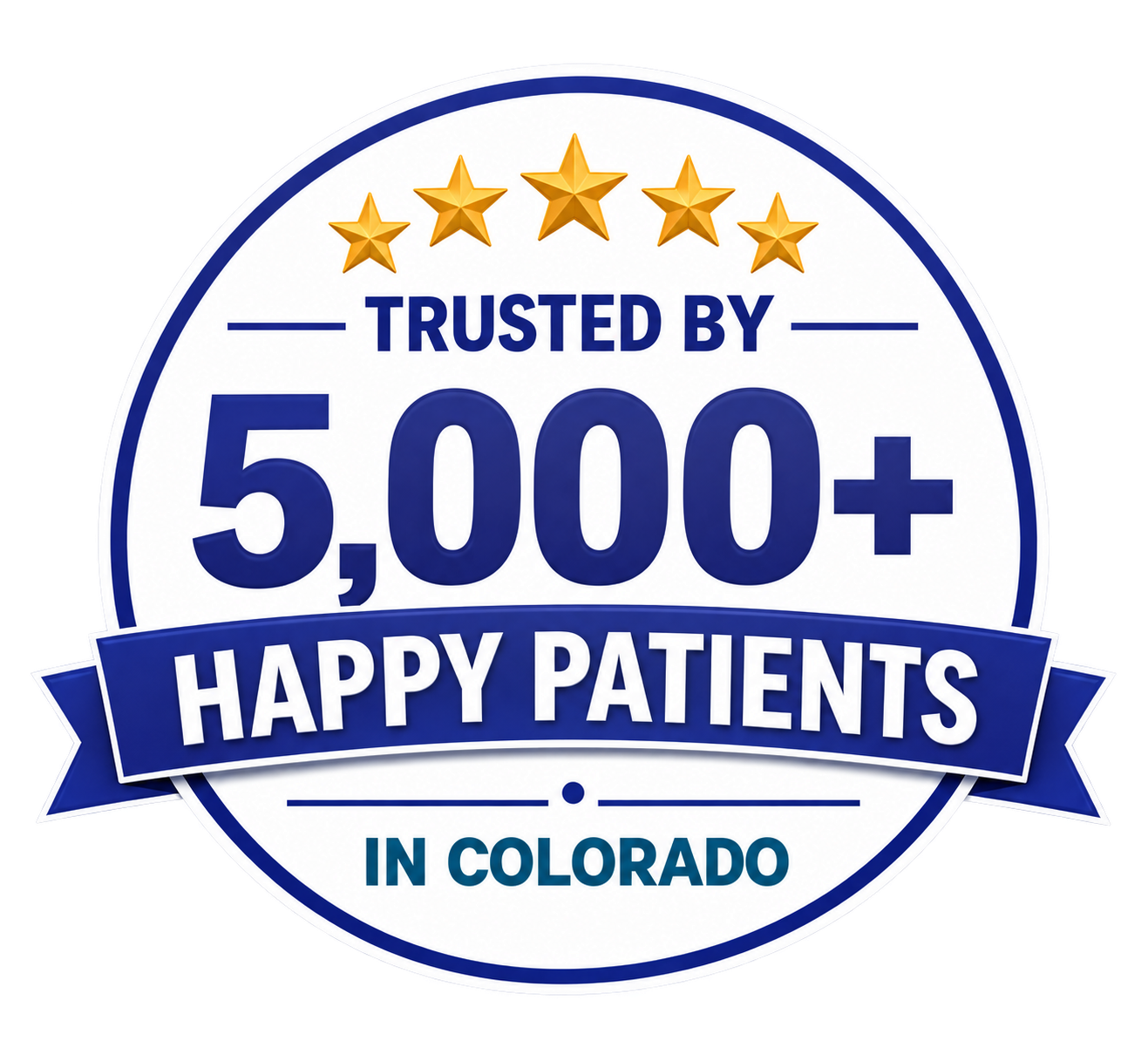 Trusted by 5,000+ happy patients in Colorado